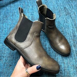 Ecco Touch 15 Chelsea Boots in Warm Grey Leather Euro 36